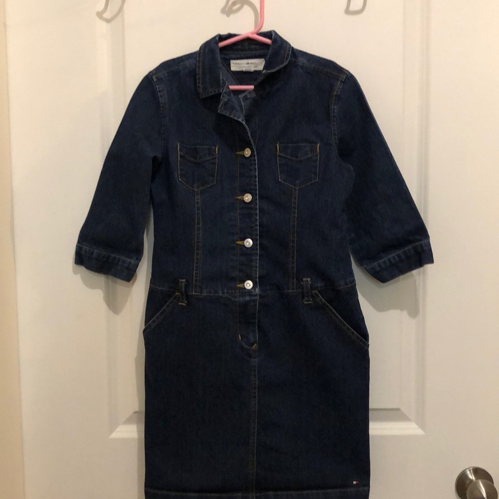 🌻3/$20 Girls Tommy Hilfiger jean dress
